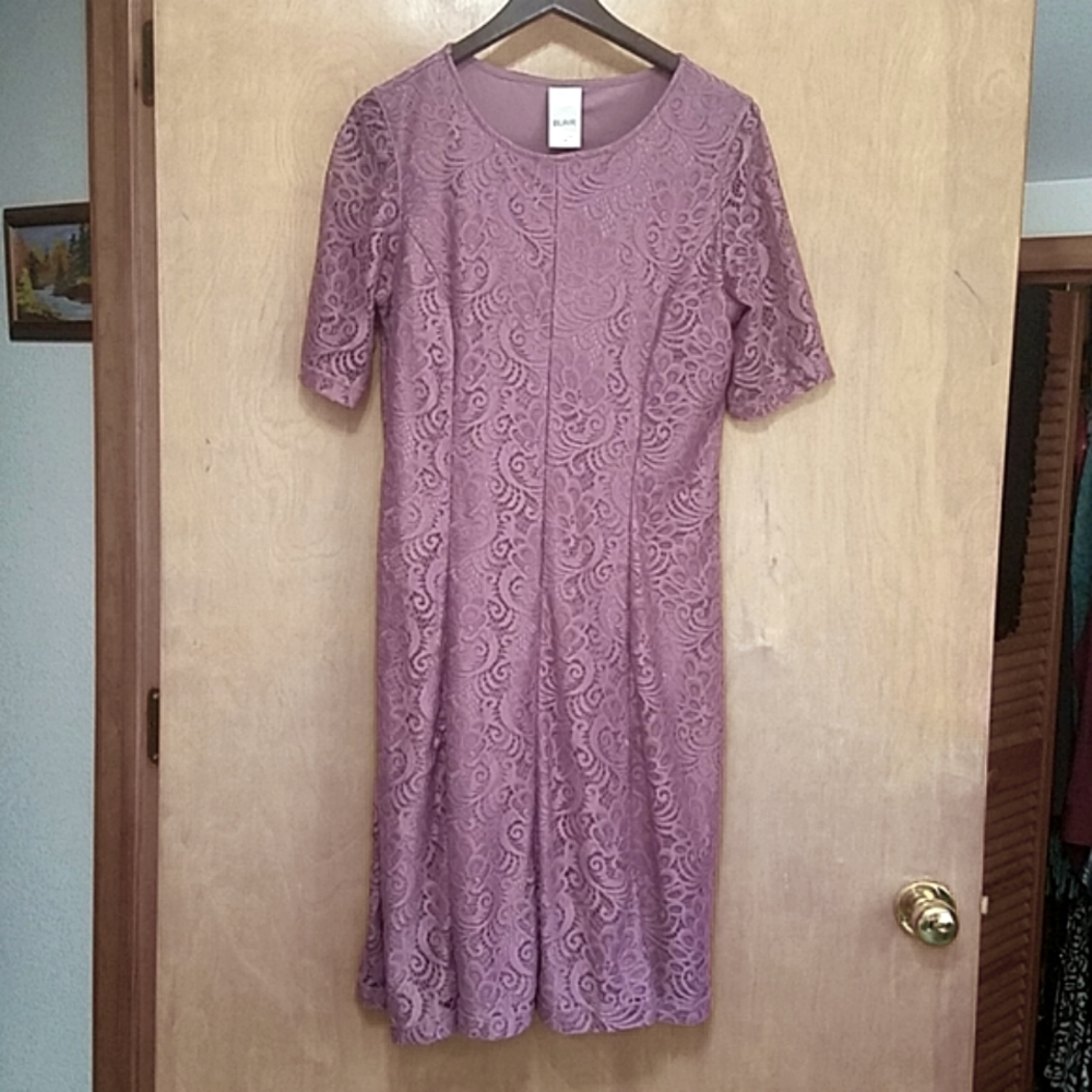 Lace Dress Size 10P Lavender